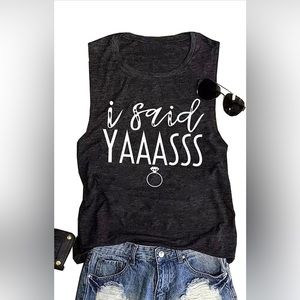 Bride tank top, Medium